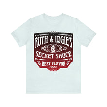 Load image into Gallery viewer, Ruth &amp; Idgie&#39;s Secret Sauce Label Premium T-Shirt, Fried Green Tomatoes, BBQ