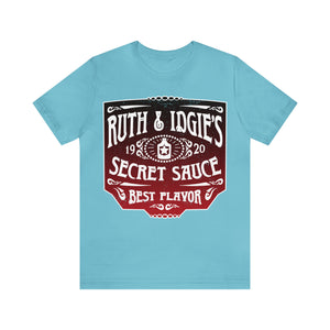 Ruth & Idgie's Secret Sauce Label Premium T-Shirt, Fried Green Tomatoes, BBQ
