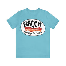 Load image into Gallery viewer, Bacon, Duct Tape for the Soul Premium T-Shirt, Foodie Gift