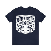 Load image into Gallery viewer, Ruth & Idgie's Secret Sauce Label Premium T-Shirt, Fried Green Tomatoes, BBQ