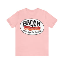 Load image into Gallery viewer, Bacon, Duct Tape for the Soul Premium T-Shirt, Foodie Gift