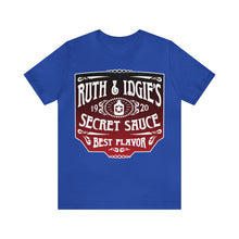 Load image into Gallery viewer, Ruth & Idgie's Secret Sauce Label Premium T-Shirt, Fried Green Tomatoes, BBQ