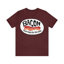 Load image into Gallery viewer, Bacon, Duct Tape for the Soul Premium T-Shirt, Foodie Gift