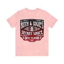 Load image into Gallery viewer, Ruth & Idgie's Secret Sauce Label Premium T-Shirt, Fried Green Tomatoes, BBQ