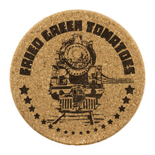 Load image into Gallery viewer, Train Cork Coasters, Fried Green Tomatoes