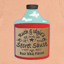 Load image into Gallery viewer, ruth and idgie's secret sauce, flavor, bottle, t shirt