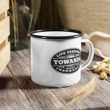 Load image into Gallery viewer, TOWANDA Fearless Insurance - Enamel Camp Mug