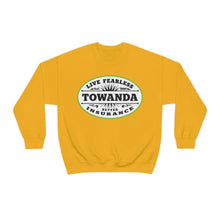 Load image into Gallery viewer, TOWANDA Fearless Sweatshirt, Fried Green Tomatoes, Girl Power, Live Brave, Woman Strong