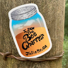 Load image into Gallery viewer, Bee Charmer, Mason Jar Honey - Premium Stickers & Magnets | Fried Green Tomatoes