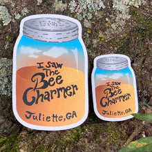 Load image into Gallery viewer, Bee Charmer, Mason Jar Honey - Premium Stickers & Magnets | Fried Green Tomatoes