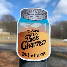 Load image into Gallery viewer, Bee Charmer, Mason Jar Honey - Premium Stickers & Magnets | Fried Green Tomatoes