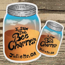 Load image into Gallery viewer, Bee Charmer, Mason Jar Honey - Premium Stickers & Magnets | Fried Green Tomatoes