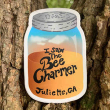 Load image into Gallery viewer, Bee Charmer, Mason Jar Honey - Premium Stickers & Magnets | Fried Green Tomatoes