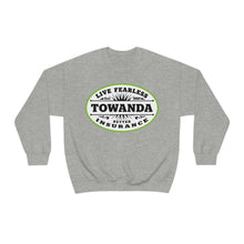 Load image into Gallery viewer, TOWANDA Fearless Sweatshirt, Fried Green Tomatoes, Girl Power, Live Brave, Woman Strong