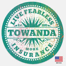 Load image into Gallery viewer, Towanda Round Wood Wall Art | Fried Green Tomatoes Sign