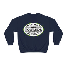 Load image into Gallery viewer, TOWANDA Fearless Sweatshirt, Fried Green Tomatoes, Girl Power, Live Brave, Woman Strong