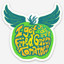 Load image into Gallery viewer, Flying Green Tomato - Premium Stickers & Magnets | Fried Green Tomatoes