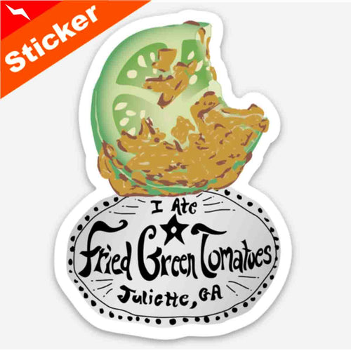Fried Green Tomato stickers, magnets, Fried Green Tomatoes