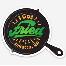 Load image into Gallery viewer, Frying Pan - Premium Stickers &amp; Magnets | Fried Green Tomatoes