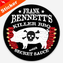 Load image into Gallery viewer, Killer BBQ Premium Stickers & Magnets, Frank Bennett, Secret Sauce, Fried Green Tomatoes
