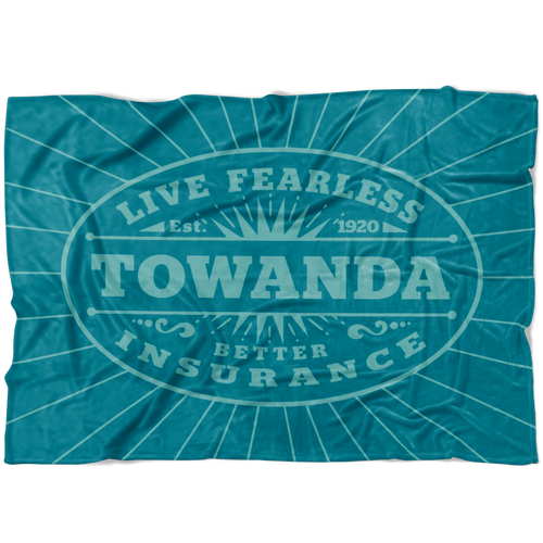 Live Fearless TOWANDA - Fleece Blanket