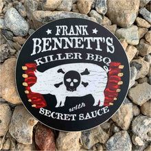 Load image into Gallery viewer, Killer BBQ Premium Stickers & Magnets, Frank Bennett, Secret Sauce, Fried Green Tomatoes