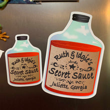 Load image into Gallery viewer, Ruth & Idgie's Secret Sauce - Premium Stickers & Magnets