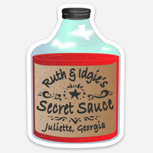 Load image into Gallery viewer, Ruth & Idgie's Secret Sauce - Premium Stickers & Magnets