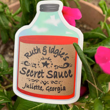 Load image into Gallery viewer, Ruth & Idgie's Secret Sauce - Premium Stickers & Magnets