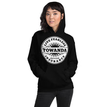 Load image into Gallery viewer, Towanda Fleece Hoodie, Live Fearless Insurance, Fried Green Tomatoes