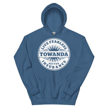 Load image into Gallery viewer, Towanda Fleece Hoodie, Live Fearless Insurance, Fried Green Tomatoes