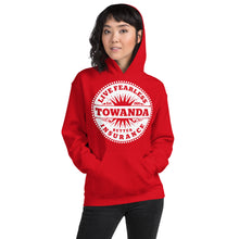 Load image into Gallery viewer, Towanda Fleece Hoodie, Live Fearless Insurance, Fried Green Tomatoes