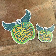 Load image into Gallery viewer, Flying Green Tomato - Premium Stickers & Magnets | Fried Green Tomatoes