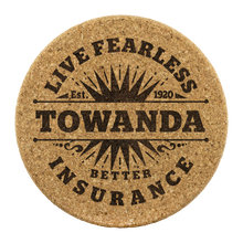 Load image into Gallery viewer, Towanda Cork Coasters, Fried Green Tomatoes, Home Gift