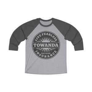 TOWANDA Team 3/4 Official T-Shirt, Fried Green Tomatoes, Fearless Insurance