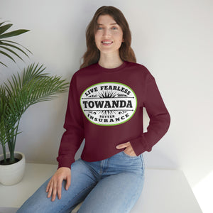 TOWANDA Fearless Sweatshirt, Fried Green Tomatoes, Girl Power, Live Brave, Woman Strong