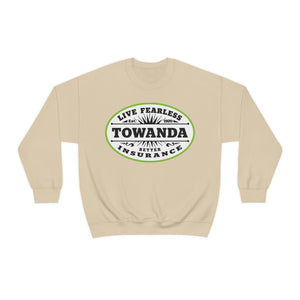 TOWANDA Fearless Sweatshirt, Fried Green Tomatoes, Girl Power, Live Brave, Woman Strong