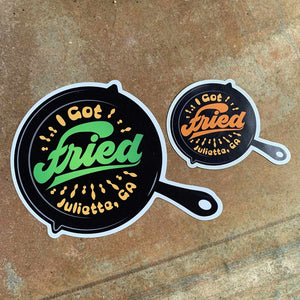Frying Pan - Premium Stickers & Magnets | Fried Green Tomatoes