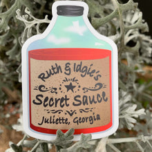 Load image into Gallery viewer, Ruth &amp; Idgie&#39;s Secret Sauce - Premium Stickers &amp; Magnets