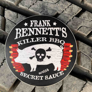 Killer BBQ Premium Stickers & Magnets, Frank Bennett, Secret Sauce, Fried Green Tomatoes