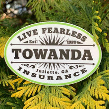 Load image into Gallery viewer, TOWANDA Fearless Insurance - Premium Stickers &amp; Magnets | Fried Green Tomatoes